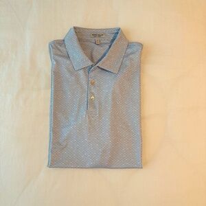 Peter Millar XL Summer Comfort Polo Racecar Design EUC